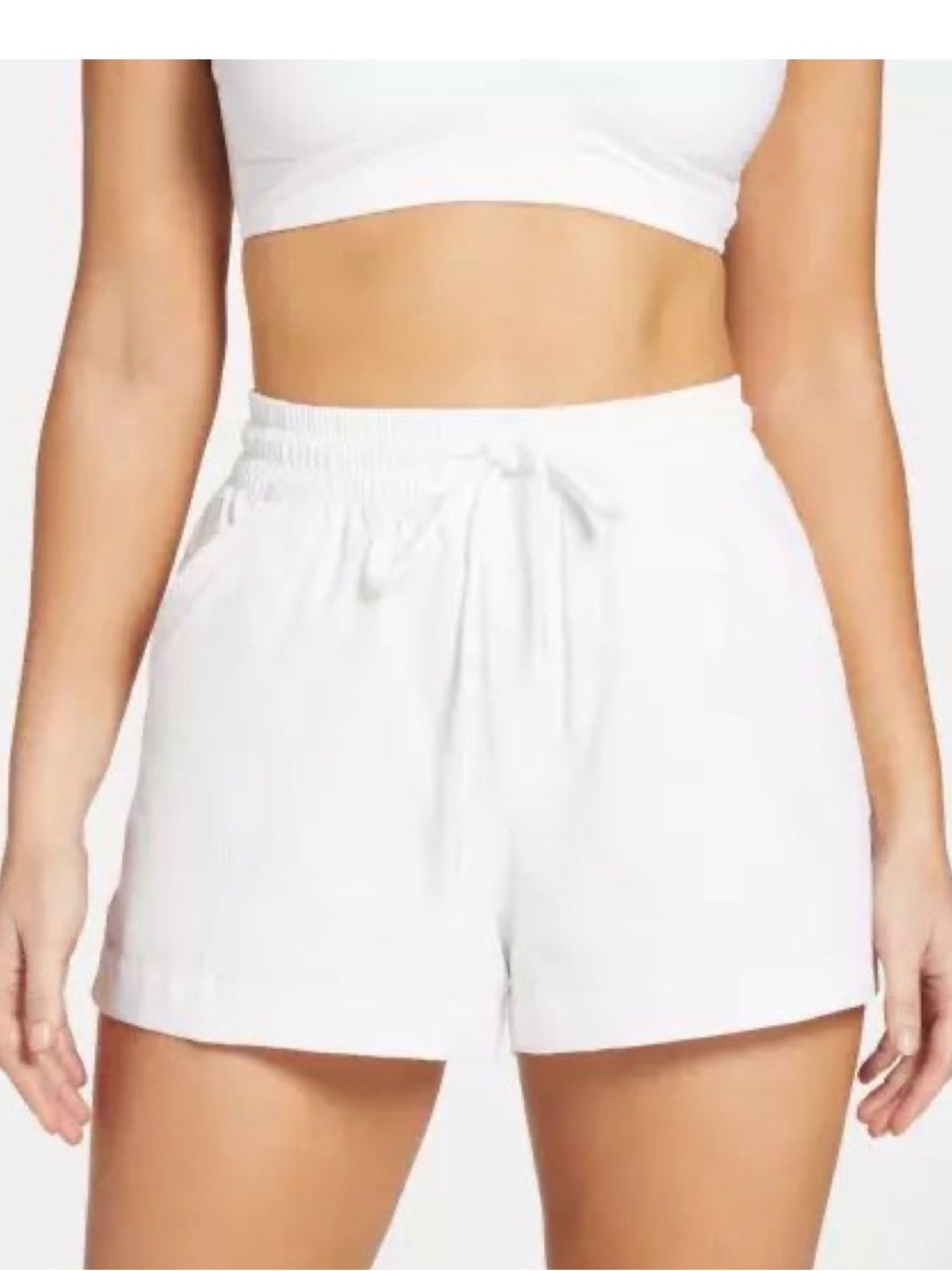 🚨ISO: Calia High Waisted Pure White Swim Board Shorts Medium ‼️PLEASE HELP‼️